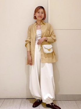 「DEMELLIER」｜KUBOTAさん（レディース・159cm）の夏コーディネート