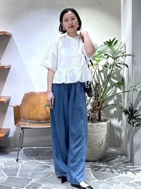 KUBOTAさん（レディース・159cm）の春コーディネート