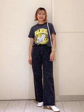 「メアリオルターナ」｜KUBOTAさん（レディース・159cm）の夏コーディネート