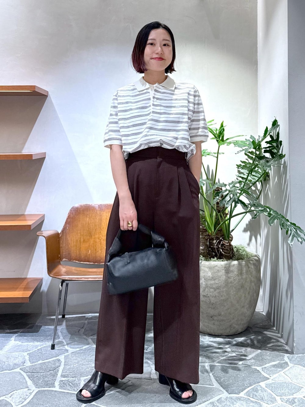 LACOSTE for ADAM ET ROPE'】別注Multi Border Poloを使った人気