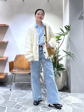 「25aw冬の新作」｜KUBOTAさん（レディース・159cm）の秋コーディネート