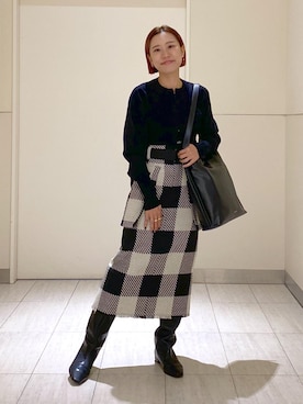 KUBOTAさん（レディース・159cm）の秋コーディネート