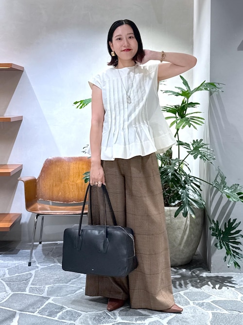 セール】ツイストシームチェックワイドパンツ（その他パンツ