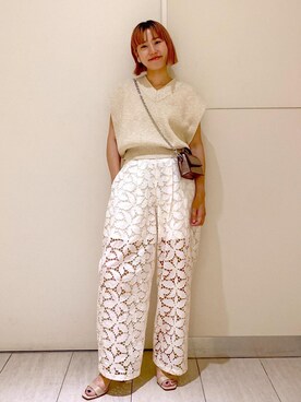 KUBOTAさん（レディース・159cm）の夏コーディネート