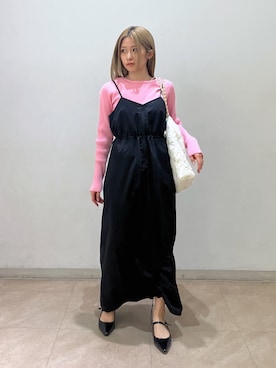 「FREE'S MART（フリーズマート）のアイテム（パンプス）」を使った、shioさん（レディース・153cm）の春コーディネート
