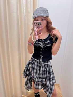 「INGNI（イング）のアイテム」を使った、Yさん（レディース・155cm）の夏コーディネート