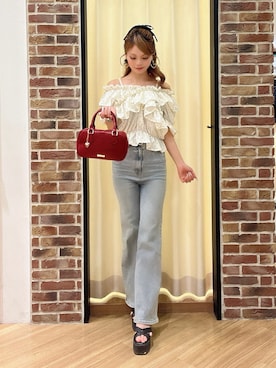 「INGNI（イング）のアイテム（バッグ）」を使った、Yさん（レディース・155cm）の春コーディネート