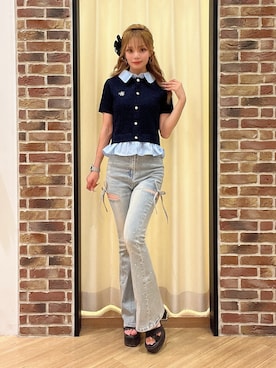 「INGNI（イング）のアイテム」を使った、Yさん（レディース・155cm）の夏コーディネート