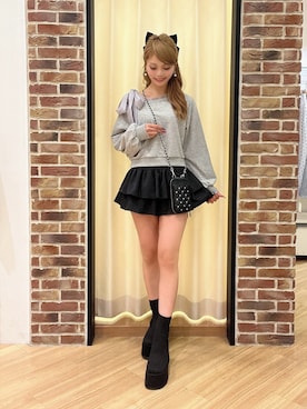 「INGNI（イング）のアイテム」を使った、Yさん（レディース・155cm）の秋コーディネート