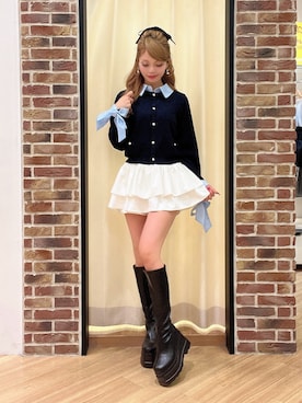「INGNI（イング）のアイテム」を使った、Yさん（レディース・155cm）の秋コーディネート