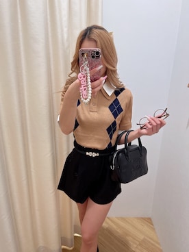 「INGNI（イング）のアイテム」を使った、Yさん（レディース・155cm）の夏コーディネート