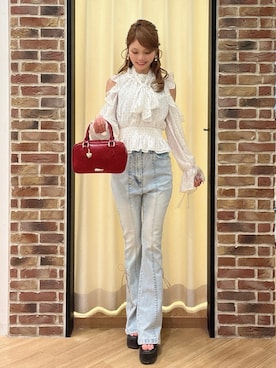 「INGNI（イング）のアイテム」を使った、Yさん（レディース・155cm）の春コーディネート