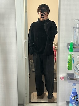 「ジーユー」｜ryoさん（メンズ・170cm）の冬コーディネート