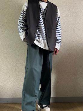 「ender products」｜ryoさん（メンズ・170cm）の春コーディネート