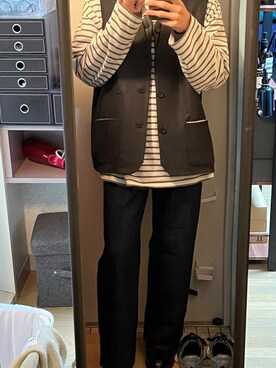 「RAGEBLUE（レイジブルー）のアイテム（ローファー）」を使った、ryoさん（メンズ・170cm）の春コーディネート