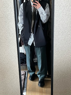 「SPINNS（スピンズ）のアイテム（フォーマルスーツ/小物）」を使った、ryoさん（メンズ・170cm）の春コーディネート