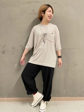 「ベーシックカラー」｜coen あおさん（レディース・150cm）の夏コーディネート