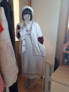 「ルームウェア」｜まあちゃんさん（レディース・158cm）の冬コーディネート