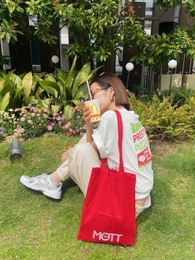 石黒晶さん（レディース・166cm）の春コーディネート