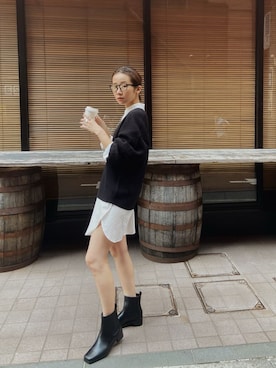 石黒晶さん（レディース・166cm）の秋コーディネート