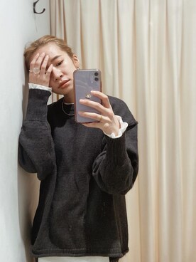 石黒晶さん（レディース・166cm）の冬コーディネート