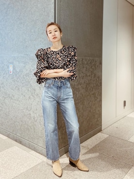 石黒晶さん（レディース・166cm）の春コーディネート