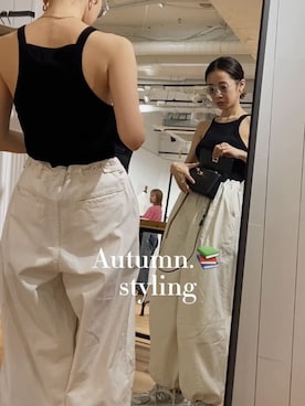 石黒晶さん(レディース・166cm)の夏コーディネート