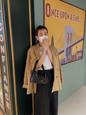 石黒晶さん(レディース・166cm)の春コーディネート