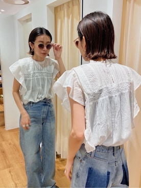 石黒晶さん（レディース・166cm）の春コーディネート