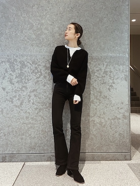 石黒晶さん（レディース・166cm）の秋コーディネート