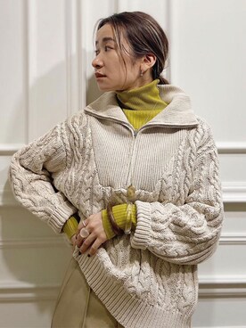 石黒晶さん（レディース・166cm）の秋コーディネート