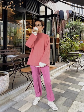 石黒晶さん(レディース・166cm)の秋コーディネート