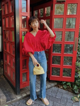 石黒晶さん（レディース・166cm）の春コーディネート