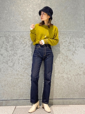 石黒晶さん(レディース・166cm)の秋コーディネート