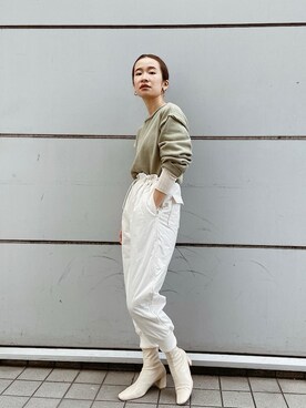 石黒晶さん(レディース・166cm)の秋コーディネート