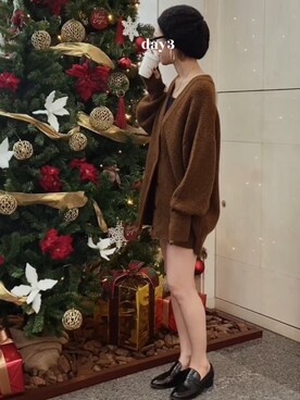 石黒晶さん（レディース・166cm）の冬コーディネート