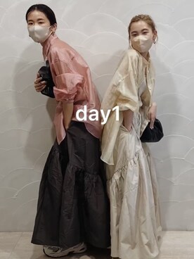 石黒晶さん（レディース・166cm）の春コーディネート