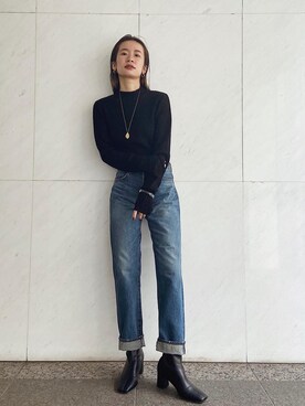 石黒晶さん（レディース・166cm）の秋コーディネート