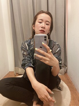 石黒晶さん（レディース・166cm）の夏コーディネート