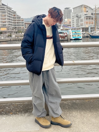 GU（ジーユー）の「中綿ブルゾン（ブルゾン）」 - WEAR