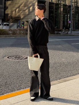 「LURAKU（ルラク）のアイテム」を使った、Asuさん（メンズ・178cm）の春コーディネート