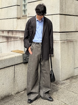 「Hender Scheme（エンダースキーマ）のアイテム」を使った、Asuさん（メンズ・178cm）の春コーディネート