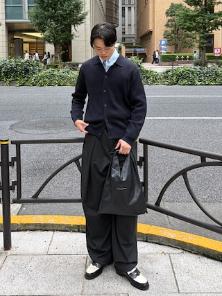 「LURAKU(ルラク)の【LURAKU】Regular Fit Shirt / LURAKU レギュラーフィットシャツ(シャツ/ブラウス)」を使った、Asuさん(メンズ・178cm)の秋コーディネート
