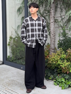 「チェック」｜Asuさん（メンズ・178cm・10代）の秋コーディネート