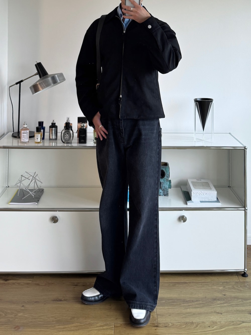 LURAKU】Synthetic Suede Zip Jacket / LURAKU シンセティック