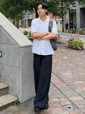 「韓国コーデ」｜Asuさん（メンズ・178cm）の夏コーディネート