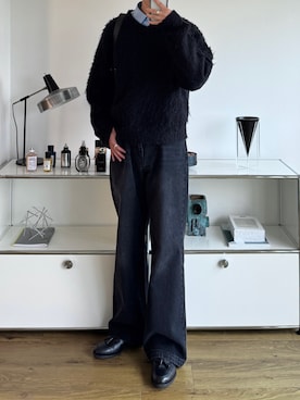 「青シャツ」｜Asuさん（メンズ・178cm）の秋コーディネート