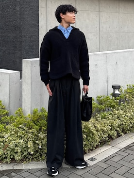 「アイテム（バッグ）」を使った、Asuさん（メンズ・178cm・10代）の秋コーディネート