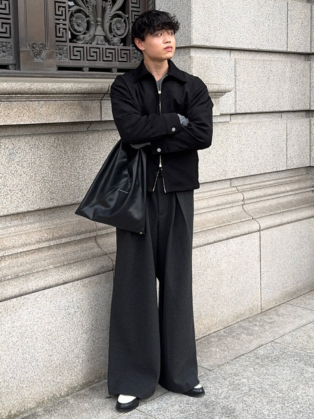 LURAKU】Synthetic Suede Zip Jacket / LURAKU シンセティックスエード