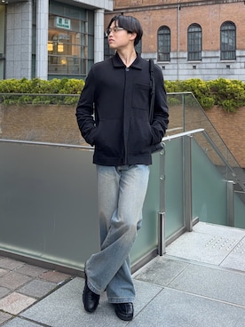 「COS（コス）のアイテム（ジャケット/アウター）」を使った、Asuさん（メンズ・178cm）の春コーディネート